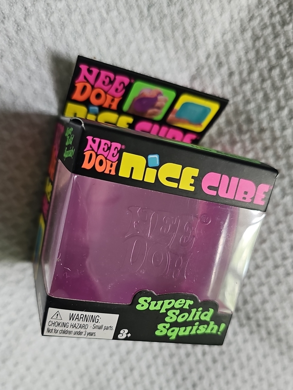NEW! Nee Doh Nice Cube Purple